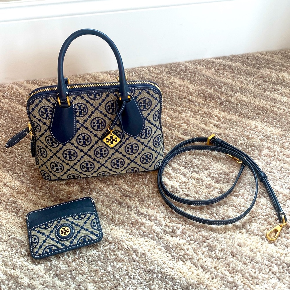 NWOT Tory Burch Monogram crossbody purse & wallet bundle!